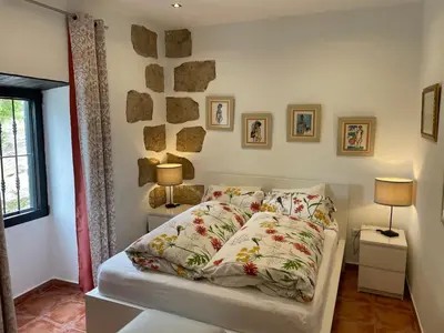 Cama o camas de una habitación en Casa Vista Bandama Vivienda Vacacional