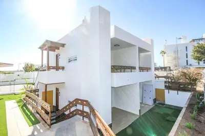 Un balcón o terraza de New Miami Playa Apartamentos