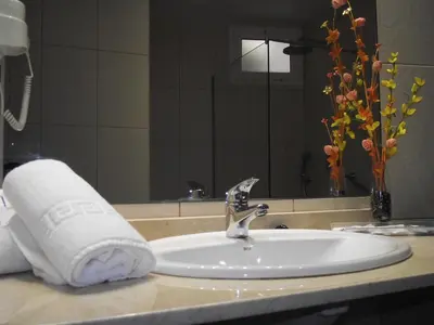 Un baño de Apartamentos Colón Playa