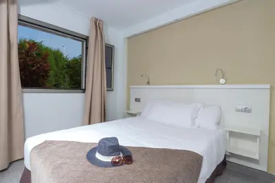 Cama o camas de una habitación en Turbo Club