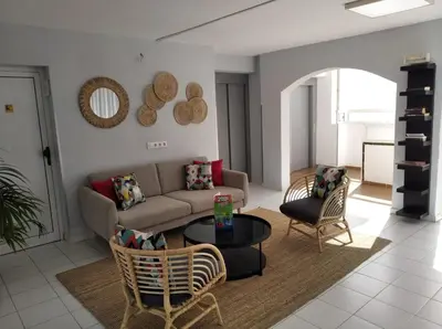 Zona de estar de Apartamentos Babalu