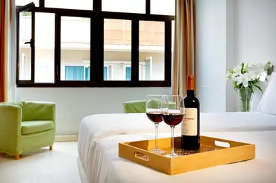 Cama o camas de una habitación en Crisol Faycán