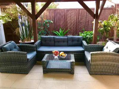 Zona de estar de Villa Mateo