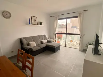Zona de estar de Holiday Home & Rooftop Lounge