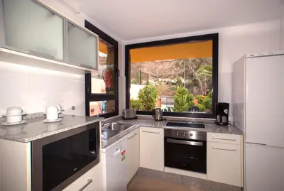 Una cocina o zona de cocina en Casas de Tauro