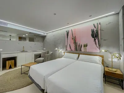 Cama o camas de una habitación en Gran Marina Suites