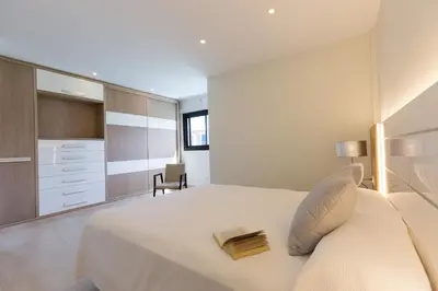 Cama o camas de una habitación en Arguineguín Bay Apartments