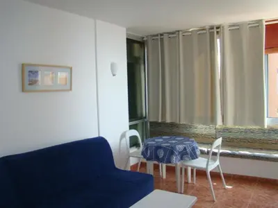 Zona de estar de Peña la Vieja Apartment