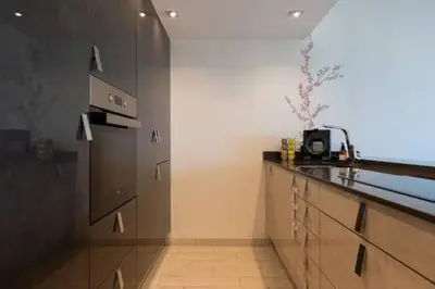 Una cocina o zona de cocina en Lidia & Paco Home two bedrooms beachfront
