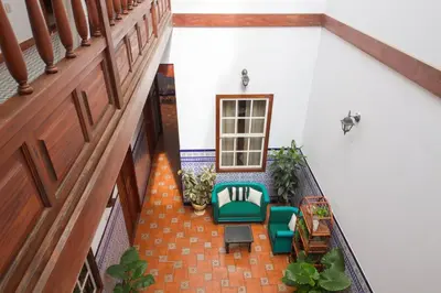 Zona de estar de Aminta Home charmy rooms in Vegueta