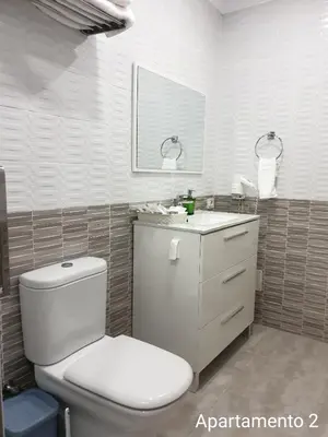 Un baño de Apartamento Kings Vegueta