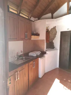 Una cocina o zona de cocina en Casa Cueva Manuel y María