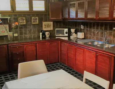 Una cocina o zona de cocina en Villa Strelitzia Gran Canaria