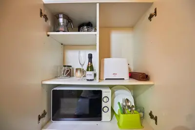 Una cocina o zona de cocina en Studio Plaza Farray