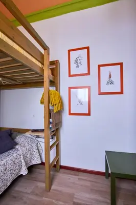 Cama o camas de una habitación en Studio Plaza Farray