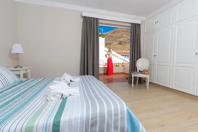 Cama o camas de una habitación en Villa Santiago
