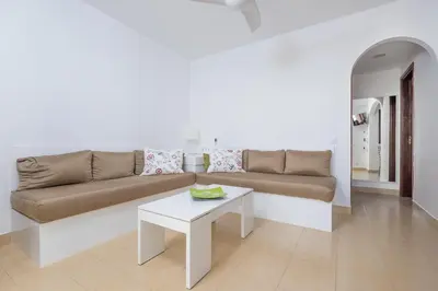 Zona de estar de Sunny Bungalow Parque Golf