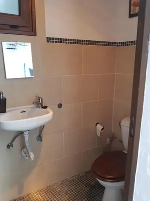 Un baño de Casa Rural La Hoyita de Tunte