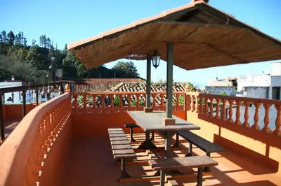 Un balcón o terraza de Cabañas Valle Verde
