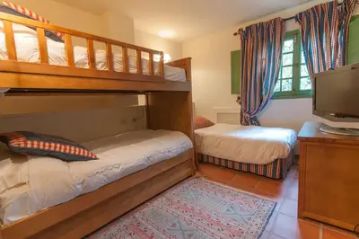 Cama o camas de una habitación en Finca Cloty