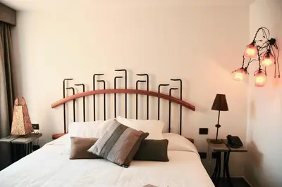 Cama o camas de una habitación en Villa Tauro Country Club