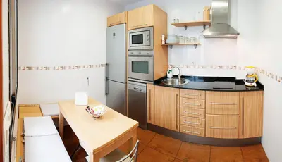 Una cocina o zona de cocina en Apartamento Hierro 21-2