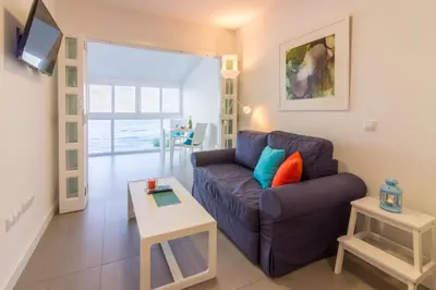 Zona de estar de Living Las Canteras Homes - BEACHFRONT LOVE STORY