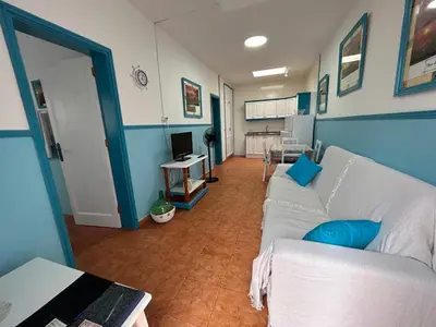 Una televisión o centro de entretenimiento en Apartamentos Buen Leon