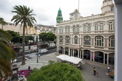Vista general de Las Palmas de Gran Canaria o vista desde el hotel