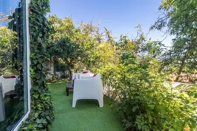 Jardín al aire libre en Glass House in Gran Canaria!