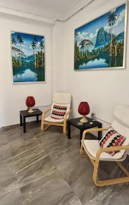 Zona de estar de Apartment 2-10 Canteras Beach