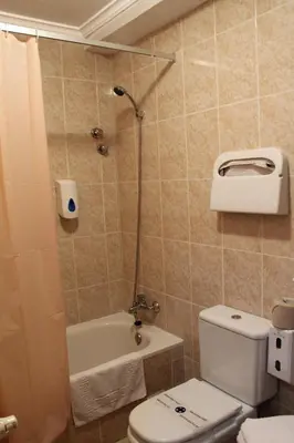Un baño de Hotel el Pino