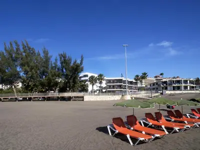 Plano de Beachfront Apartment Siesta 21 San Agustin Playa by VillaGranCanaria