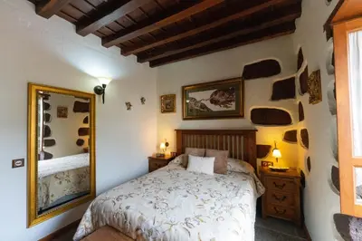 Cama o camas de una habitación en Ancient Historical House