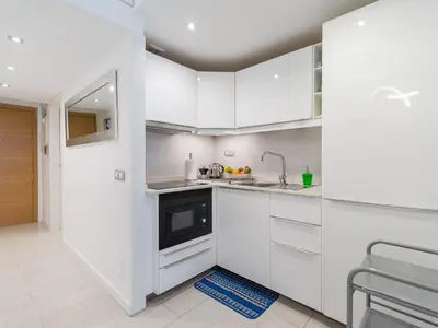Una cocina o zona de cocina en Casa Blanca Las Canteras