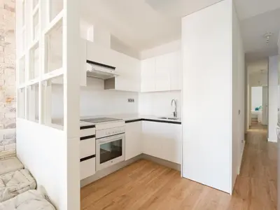 Una cocina o zona de cocina en Las Canteras Beach Apartment Sagasta