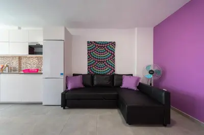 Zona de estar de Apartamentos Karma