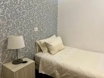 Cama o camas de una habitación en Apartamentos Dalia