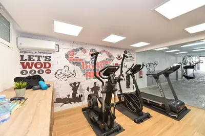 Gimnasio o instalaciones de fitness de Meloneras Hills 19 With Pool by VillaGranCanaria