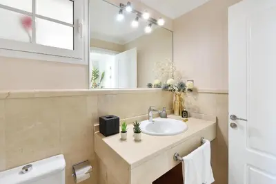 Un baño de Meloneras Hills 19 With Pool by VillaGranCanaria
