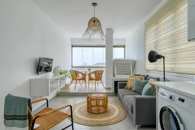 Zona de estar de Stylish Sea View Accommodation Las Canteras