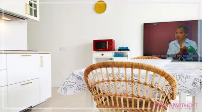 Una cocina o zona de cocina en Dunas Apartment Gran Canaria