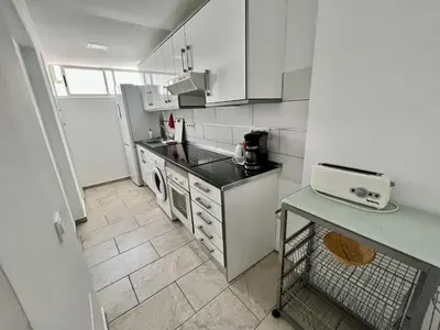 Una cocina o zona de cocina en Bungalow en complejo tranquilo en Maspalomas
