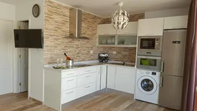Una cocina o zona de cocina en Apartamento Sur Monseñor