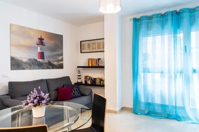 Zona de estar de Las Palmas Lighthouse Apartment