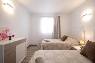 Cama o camas de una habitación en Guacimara Apartments