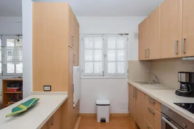 Una cocina o zona de cocina en GuestReady Casa Carmen Agaete con terraza y vistas al mar