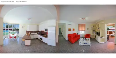 Zona de estar de Siesta Suites