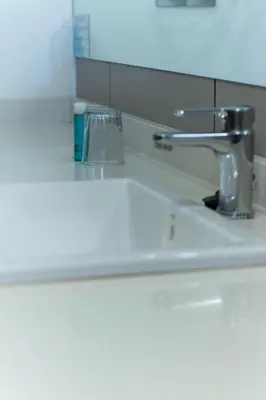 Un baño de Apartamentos El Palmar