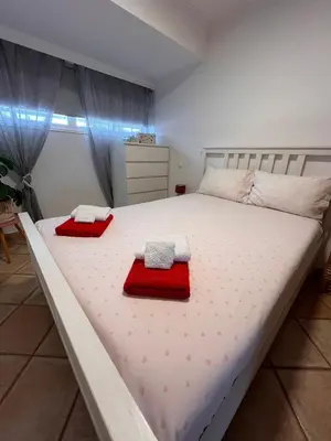 Cama o camas de una habitación en Bungalow Paraiso El Mar 3